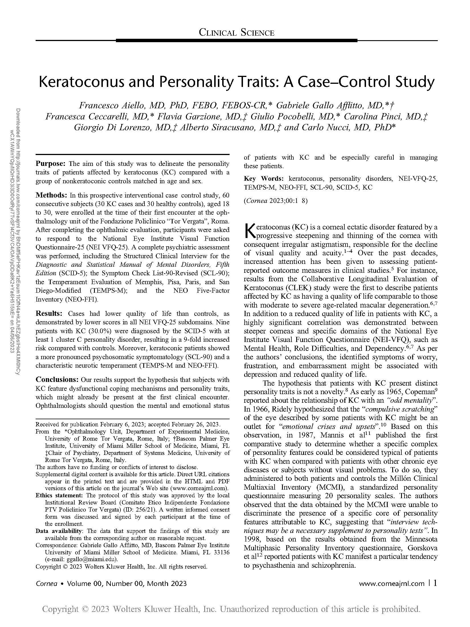 Keratoconus and Personality Traits A Case Control Pagina_1